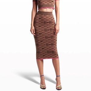 OFF-WHITE knit Arrows-logo pencil skirt